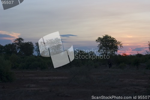 Image of African sunset