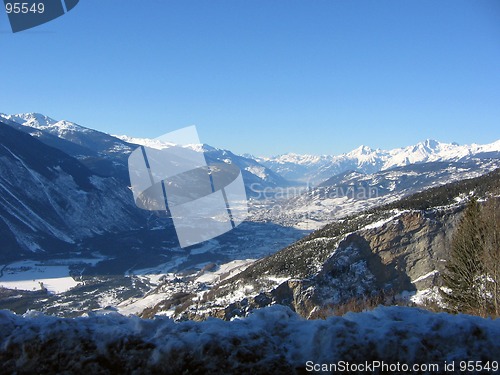 Image of above the mountains