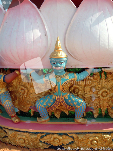 Image of detail of Krabi temple