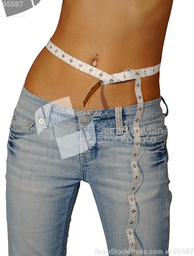 Image of Model Waistline