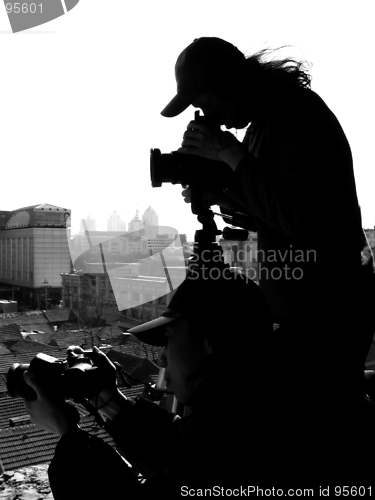 Image of photographer"s Silhouette
