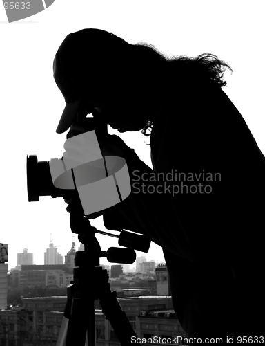Image of photographer"s Silhouette