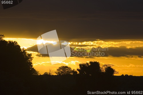 Image of African sunset