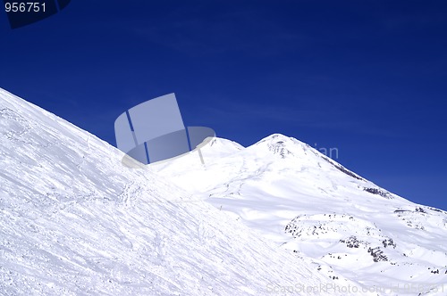 Image of Caucasus Mountains. Elbrus