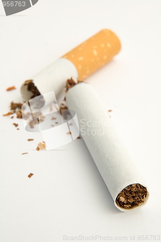 Image of broken cigarette