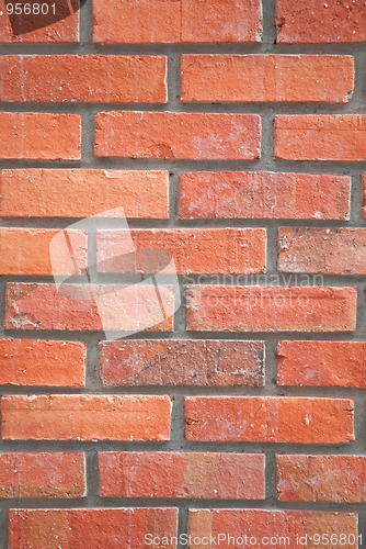 Image of Red brick wall texture