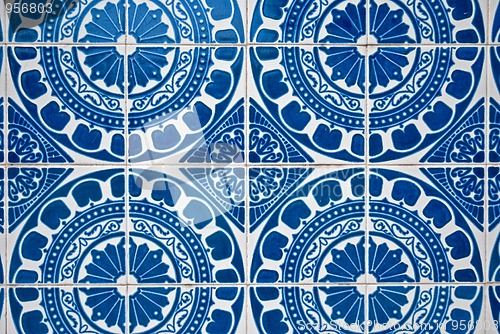 Image of Ornamental old typical tiles