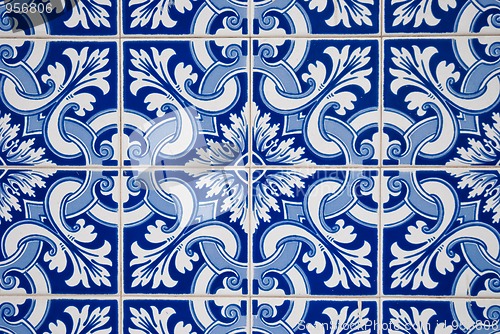 Image of Ornamental old typical tiles