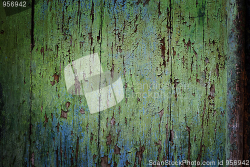 Image of Grungy wooden wall