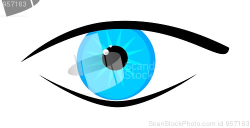 Image of blue eye