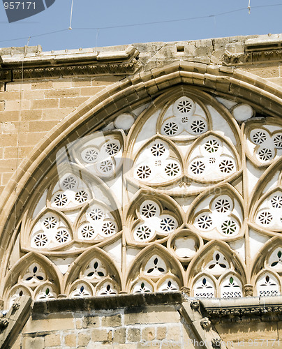 Image of detail Selimiye Mosque St. Sophia Cathedral Lefkosia Cyprus