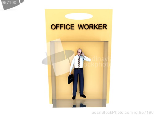 Image of Toy Office Worker 