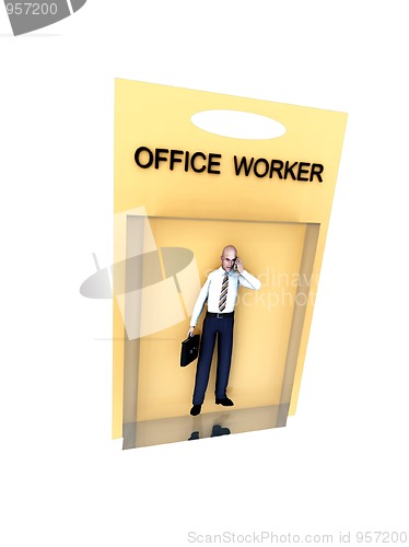 Image of Toy Office Worker 