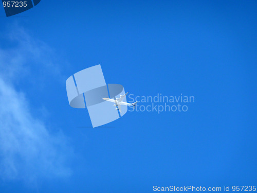 Image of Plane Flying High