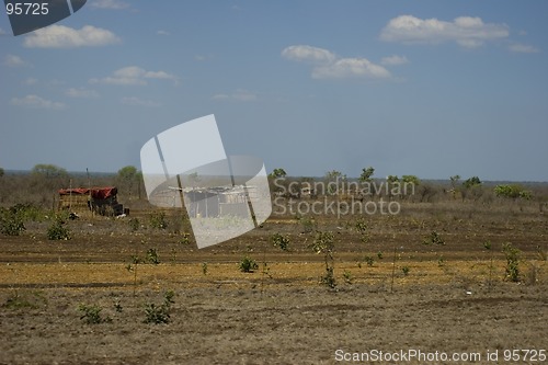 Image of Huts in Mozambique