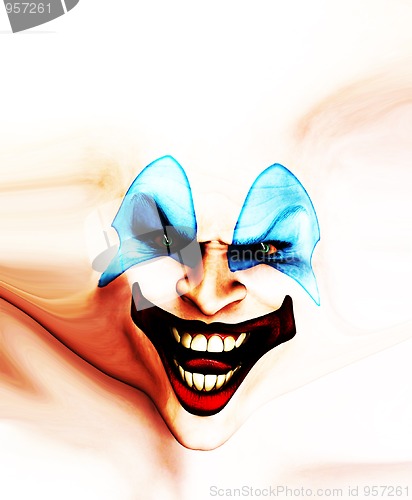 Image of Evil Skin Face Clown