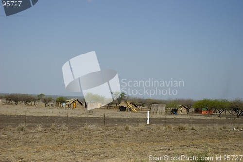 Image of Huts in Mozambique