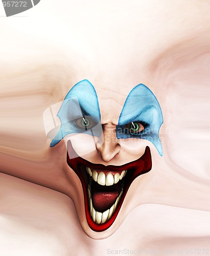 Image of Evil Skin Face Clown