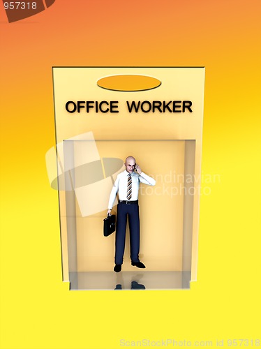 Image of Toy Office Worker 