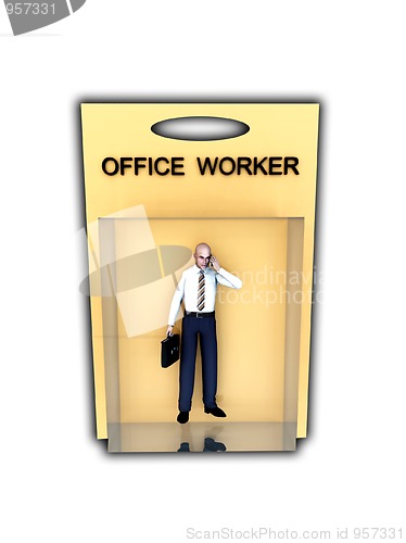 Image of Toy Office Worker 