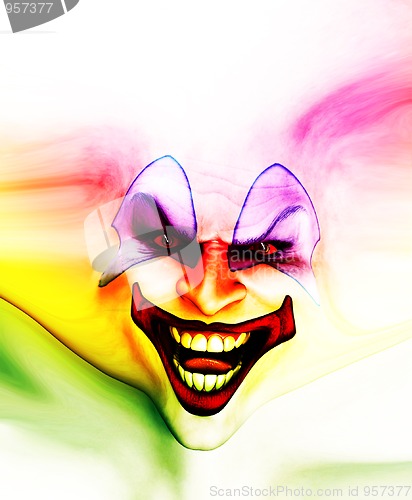 Image of Evil Skin Face Clown