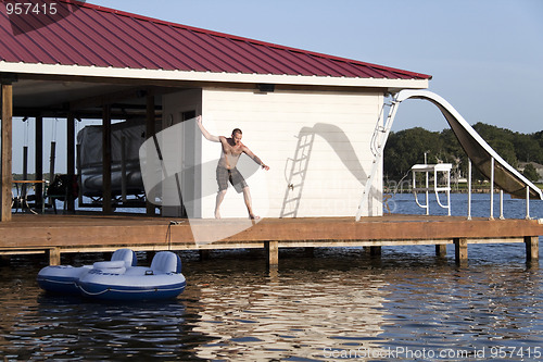 Image of Man Flipping