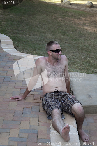 Image of Man Relaxing