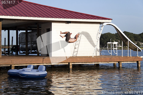 Image of Man Flipping