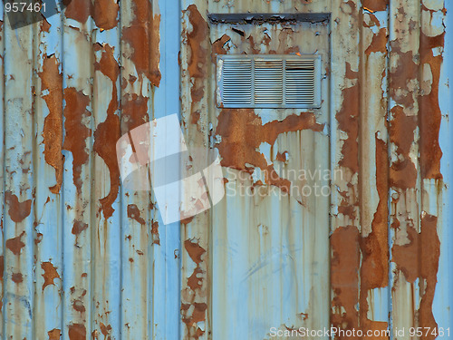 Image of Rusty Blue Building