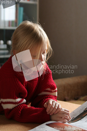 Image of Reading a book