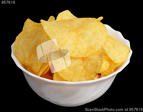 Image of Chips in a white cup