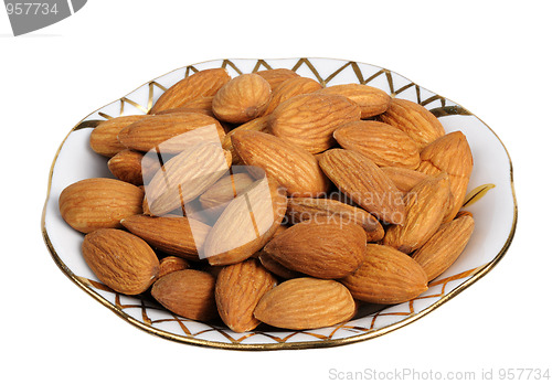 Image of Almonds, isolated