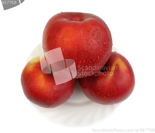 Image of Red apples, isolated