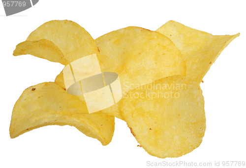 Image of Chips on a white background