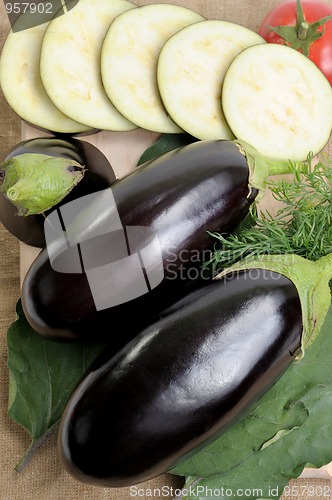 Image of Eggplants.