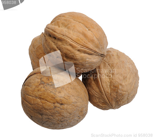 Image of Pyramid of walnuts