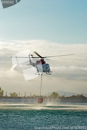 Image of Fire brigade helicopter