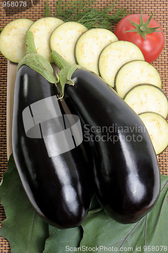 Image of Eggplants.