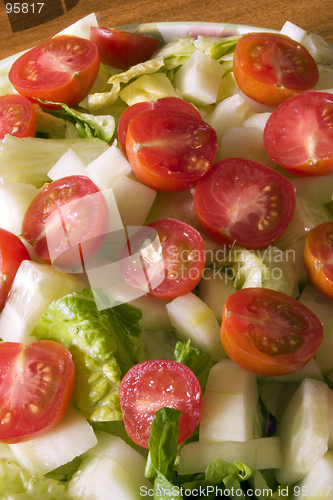Image of Close up on a Bowl of Salad
