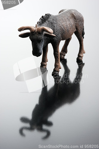 Image of A plastic figurine of antelope