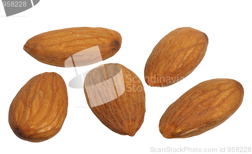 Image of Almonds, isolated