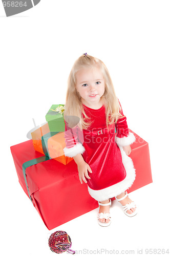 Image of Christmas toddler