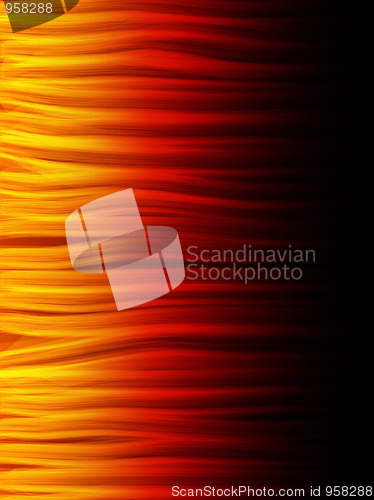 Image of Realistic Fire Flames. Color and forms are editable.