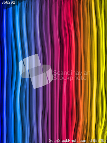 Image of Abstract Rainbow Lines Background