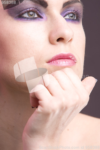 Image of violet girl