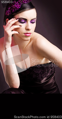 Image of violet girl