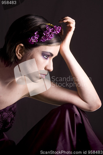 Image of violet girl