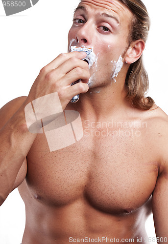 Image of time for shaving