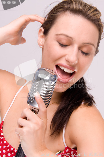 Image of sexy singer
