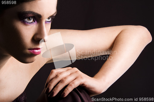 Image of violet girl